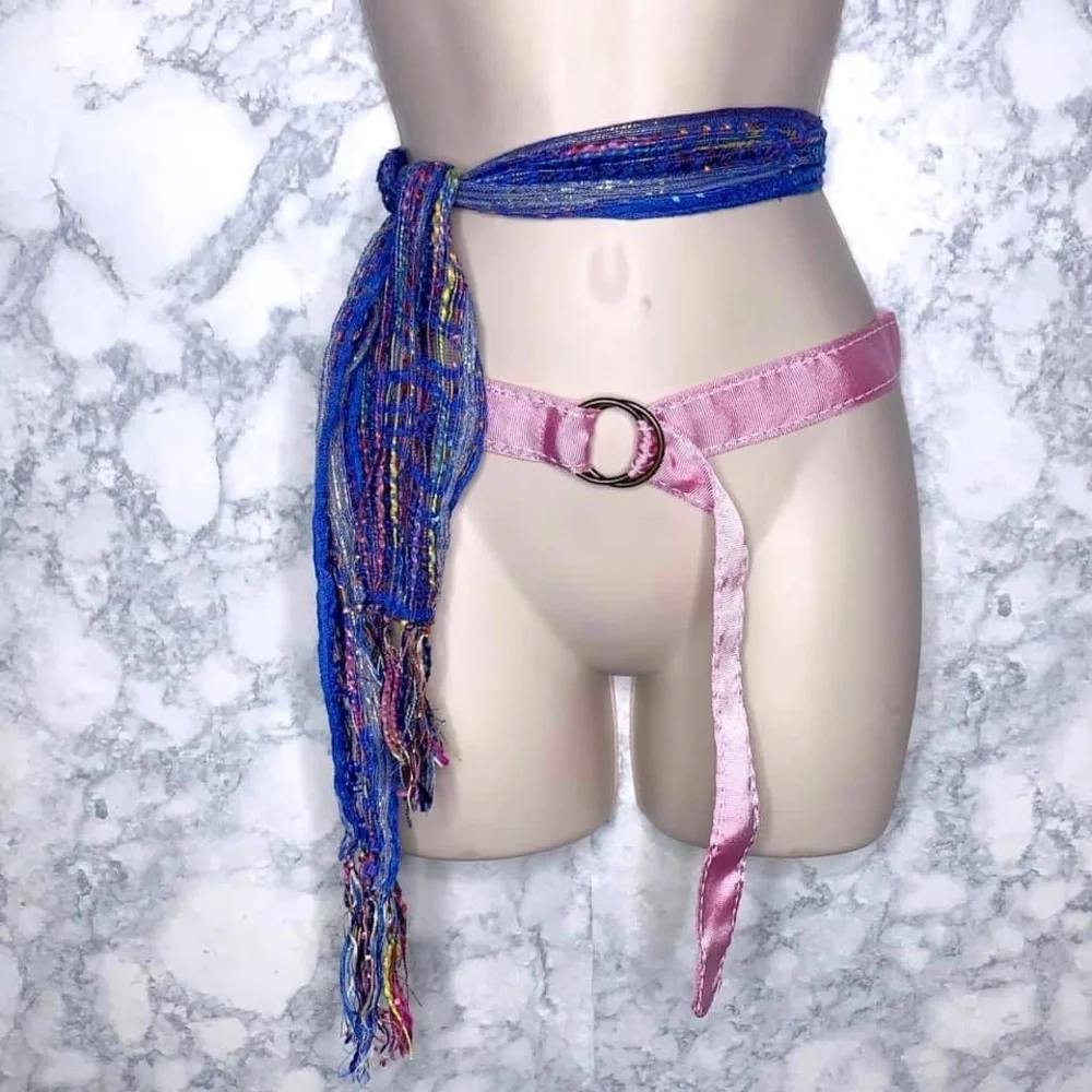 Y2K Multi Use Scarf Hair Scarf Headband + Belt Women’s Juniors Children’s
